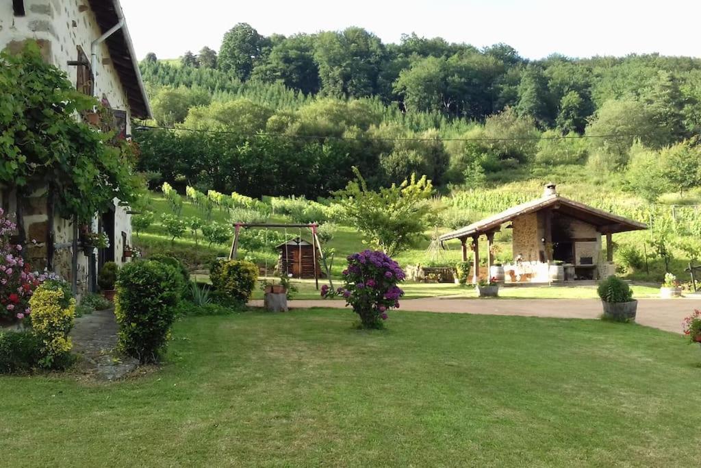 Caserio Vasco Con Piscina Y Barbacoa Orozko Zewnętrze zdjęcie