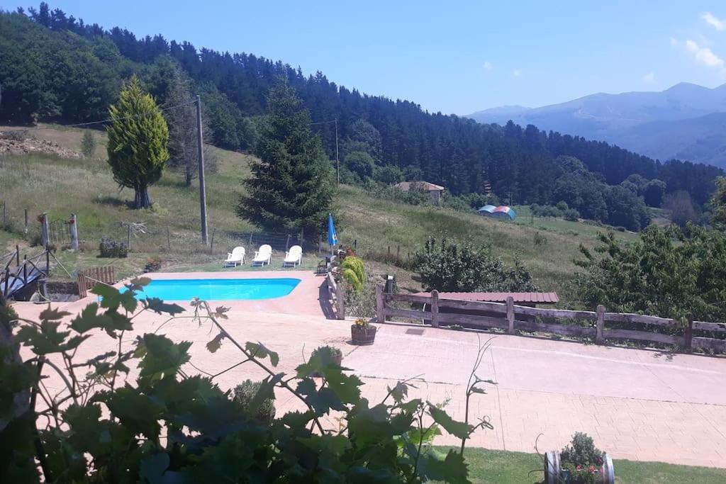 Caserio Vasco Con Piscina Y Barbacoa Orozko Zewnętrze zdjęcie