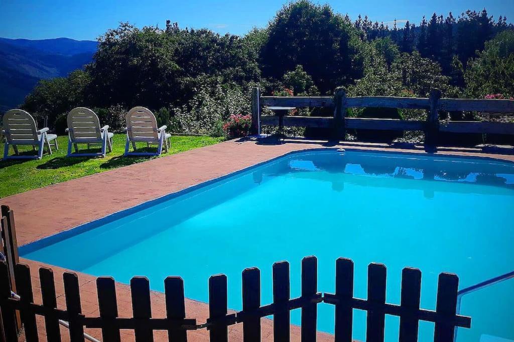 Caserio Vasco Con Piscina Y Barbacoa Orozko Zewnętrze zdjęcie