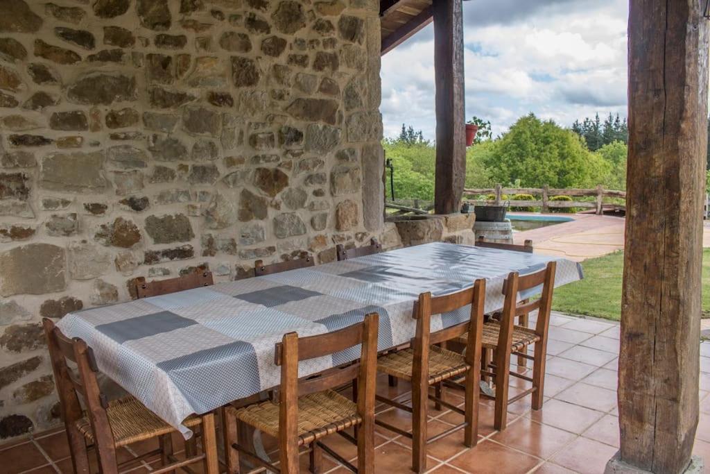 Caserio Vasco Con Piscina Y Barbacoa Orozko Zewnętrze zdjęcie