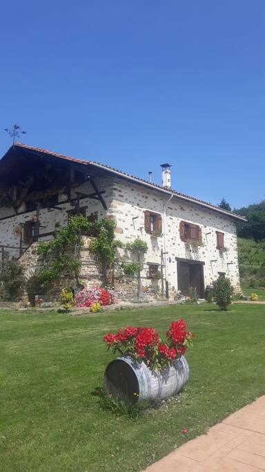 Caserio Vasco Con Piscina Y Barbacoa Orozko Zewnętrze zdjęcie